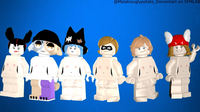 april_o'neil april_o'neil_(fortnite) beanie blue_background blue_lipstick calico_cat camille_(fortnite) elastigirl female female_only fortnite furry happy hope_(fortnite) human lego lego_fortnite malakisuglypotato_(artlist) meow_skulls meow_skulls_(fortnite) model_release mrs_incredible nickelodeon pixar red_lipstick sfm skye_(fortnite) source_filmmaker tail teenage_mutant_ninja_turtles the_incredibles tmnt watermark winter_wonder_skye_(fortnite)