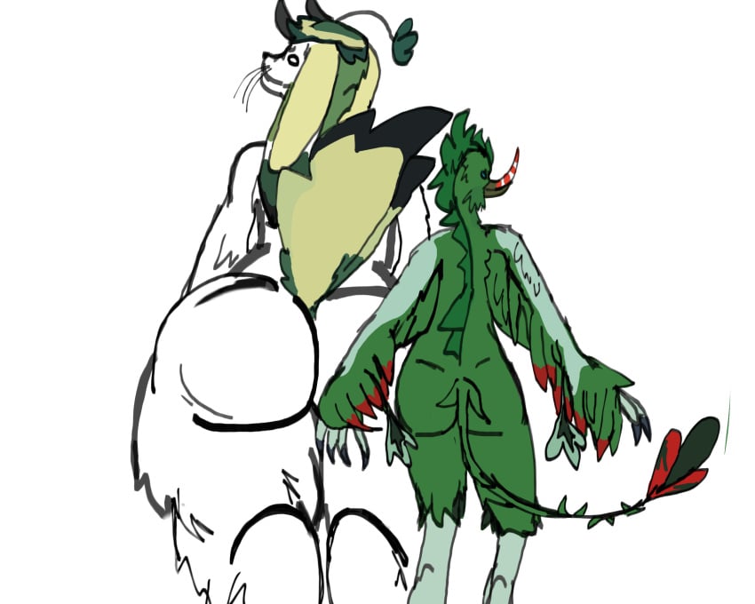 2girls bird brequewk cloviloper creatures_of_sonaria feathers female jxci lagomorph self_upload
