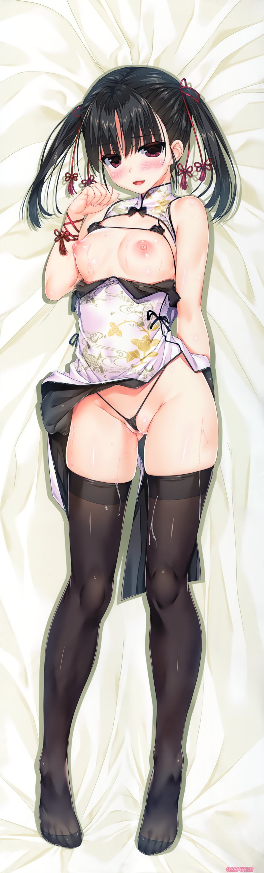 black_socks dakimakura grapefruit shintarou socks tagme thigh_socks thighhighs