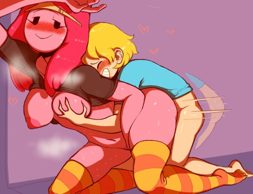 <3 1boy 1girls adventure_time age_difference big_breasts blush blushing cartoon_network couple curvy doggy_style female finn_the_human grabbing groping groping_breasts happy_sex holding_breast horny horny_male human human_on_humanoid humanoid kneehighs larger_female looking_at_partner looking_back looking_pleasured loving_gaze male nipple older_female older_woman_and_teenage_boy older_woman_and_younger_boy pink_skin princess_bubblegum pulled_up_shirt sex size_difference smaller_male smile smiling stockings thick_thighs torionion younger_male