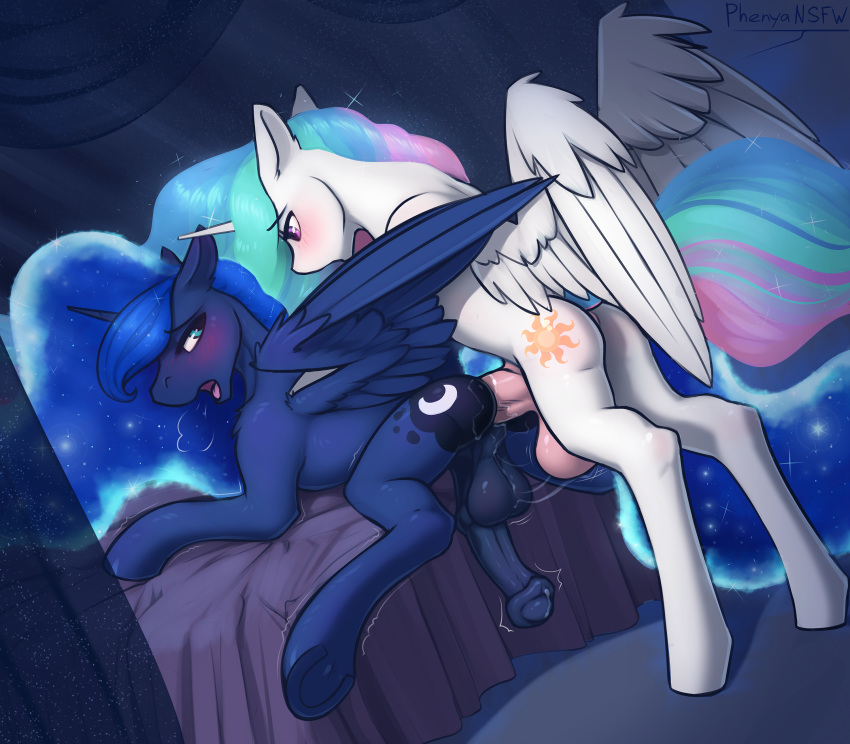 2020 absurd_res alicorn anal anal_sex animal_genitalia animal_penis ass balls blue_body blue_feathers blush brothers cutie_mark digital_media_(artwork) duo equid equine_penis eyebrows feathers feral friendship_is_magic furry gay genderswap_(ftm) genitals hi_res hooves horn incest male male_only mammal my_little_pony open_mouth penetration penis phenyanyanya prince_artemis_(mlp) prince_solaris_(mlp) princess_celestia_(mlp) princess_luna_(mlp) rule_63 sex underhoof white_body white_feathers wings