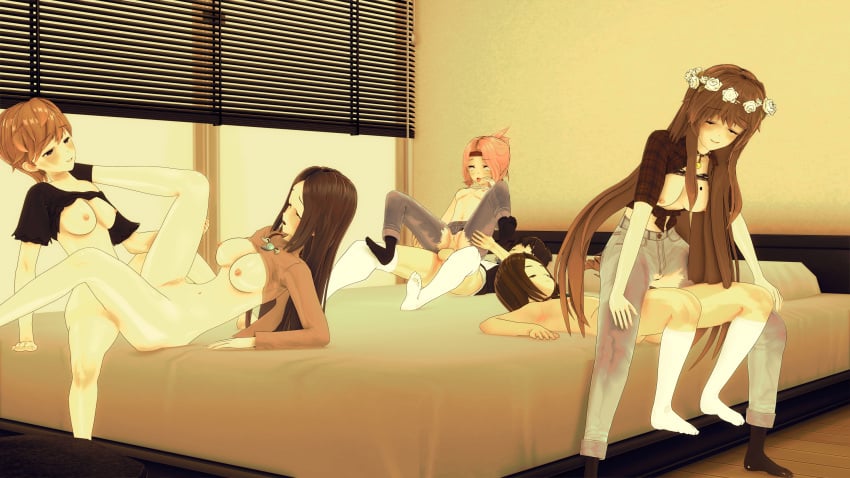 Monika (Doki Doki Literature Club) Rule 34 Image