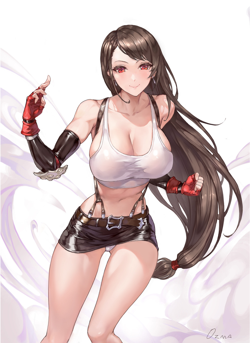 1girls big_breasts breasts cleavage female female_only final_fantasy final_fantasy_vii large_breasts ozma solo tifa_lockhart