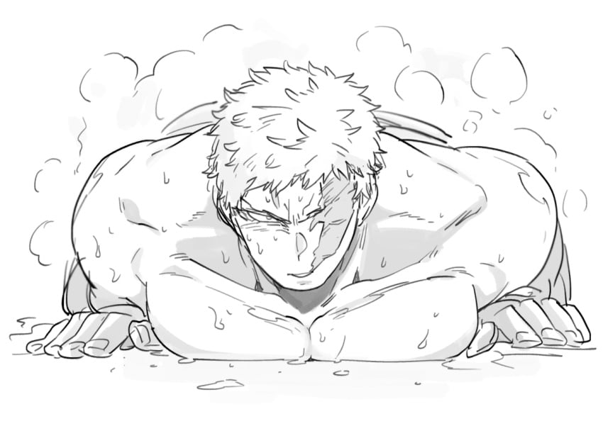 bara imasuji_gouto male_only muscular muscular_(my_hero_academia) my_hero_academia pecs yazakc