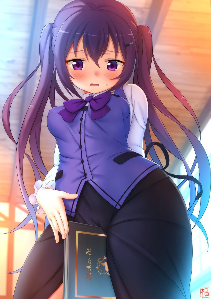 cameltoe cedar_(artist) gochuumon_wa_usagi_desu_ka? masturbation tedeza_rize