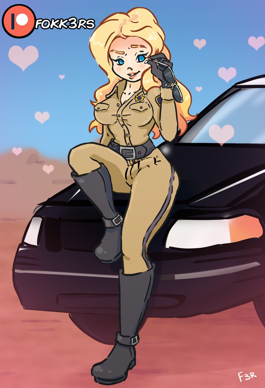 1futa belt blonde_hair bulge cop cute dick_dastardly disguise disguised_male ed-fokk3r fokk3rs footwear fully_clothed futanari futanari_skinsuit futanari_transformation futanarization handwear hanna-barbera male_only male_to_futa officer officer_jaffe penis_bulge penis_shaped_bulge police police_uniform rule_63 scoob! scooby-doo sunglasses_removed tight_clothing wacky_races warner_brothers