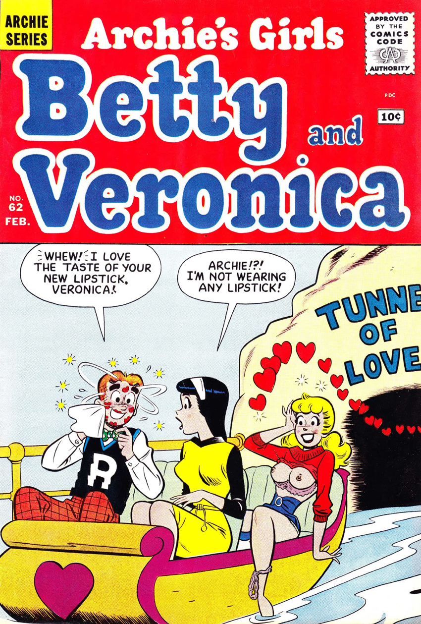 archie_andrews archie_comics betty_and_veronica betty_cooper clothing comic_cover female human male moriartyhide pale_skin tagme veronica_lodge