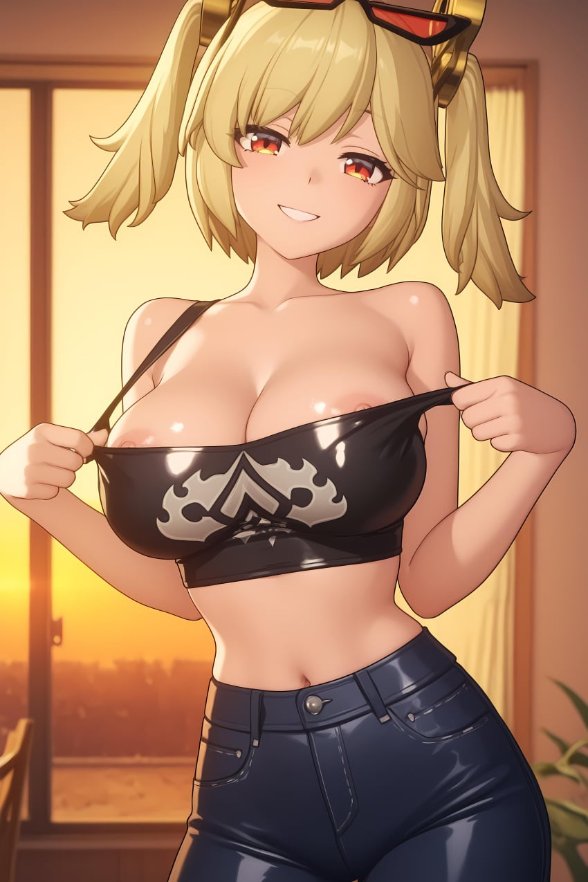 Black Tank Top Rule 34 Image