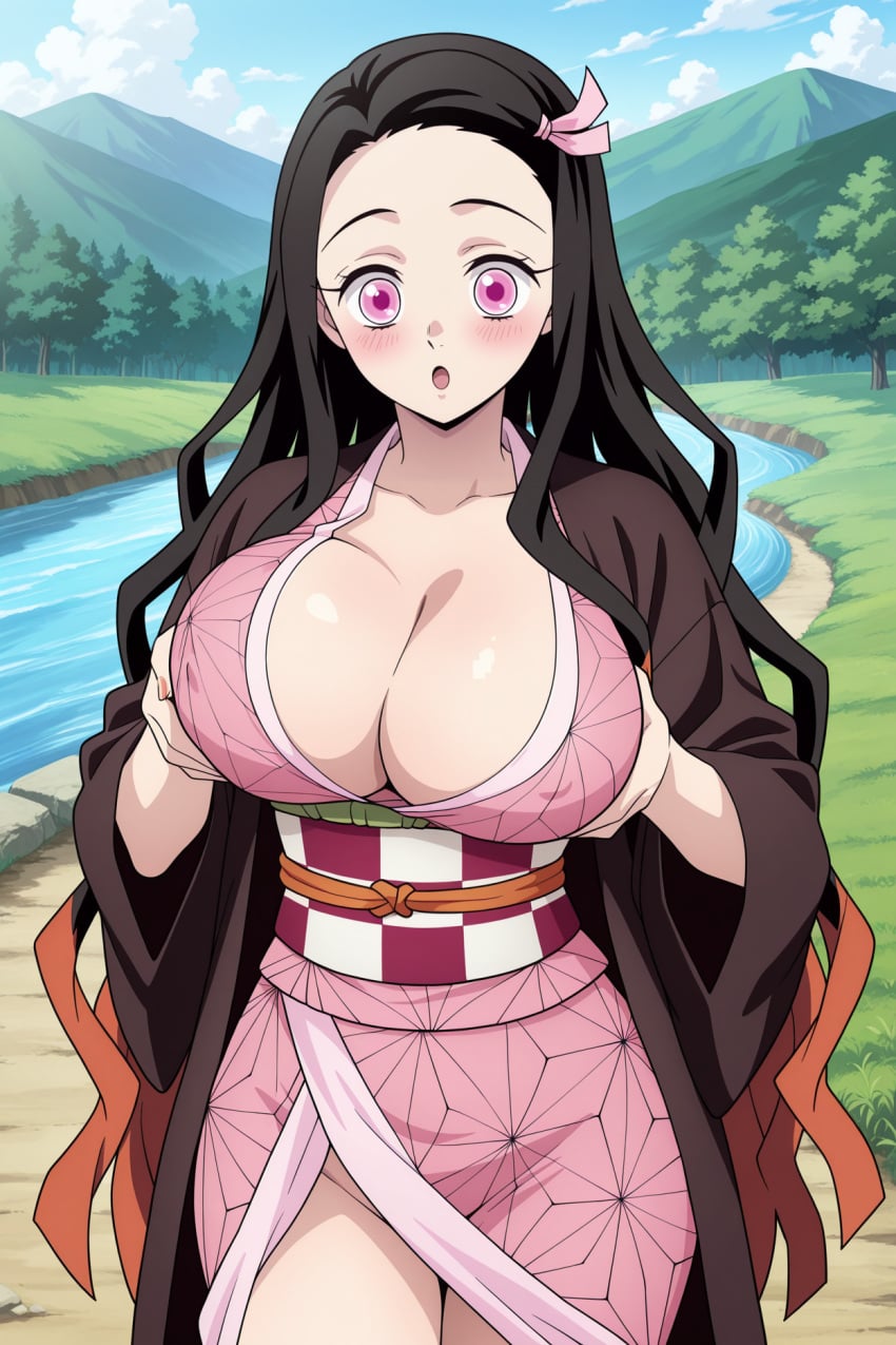 1girls ai_generated aindroidparanoid ass big_ass big_breasts big_butt breasts busty butt curvy cute demon_slayer fat_ass female female_only hair hi_res hips huge_ass huge_breasts human kamado_nezuko kimetsu_no_yaiba large_ass large_breasts legs narrow_waist nezuko_kamado slim_waist tagme thick_ass thick_thighs voluptuous waist wide_hips