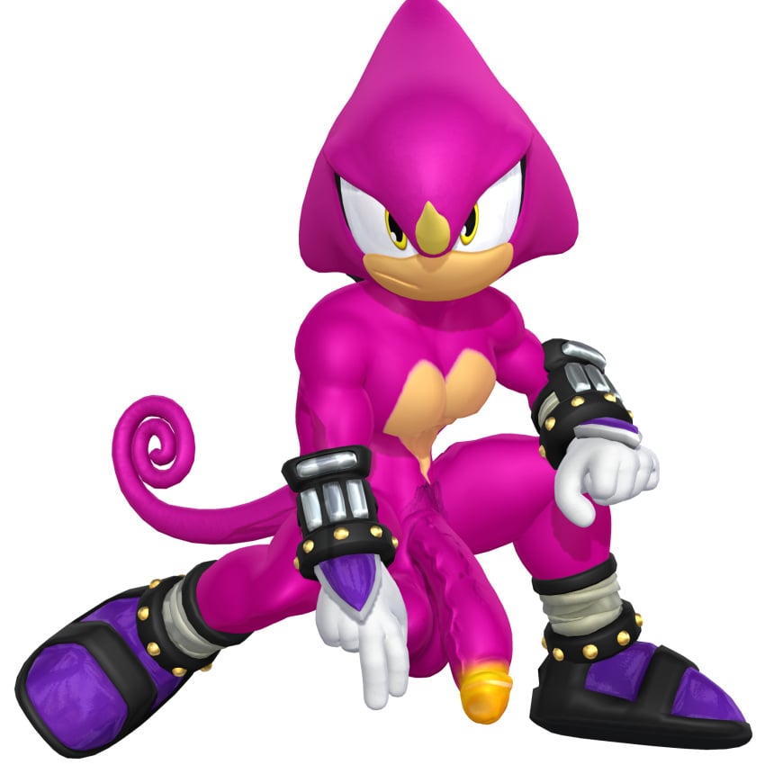 1boy 3d 3d_(artwork) anthro balls big_penis chameleon curled_tail enormous_penis espio_the_chameleon full_body furry furry_male furry_only genitals gloves huge_cock humanoid_genitalia humanoid_penis large_penis looking_at_viewer makioria male male_only mature mature_male penis purple_skin reptile scalie sega shoes solo solo_focus solo_male sonic_(series) sonic_the_hedgehog_(series) tail testicles transparent_background white_gloves yellow_eyes