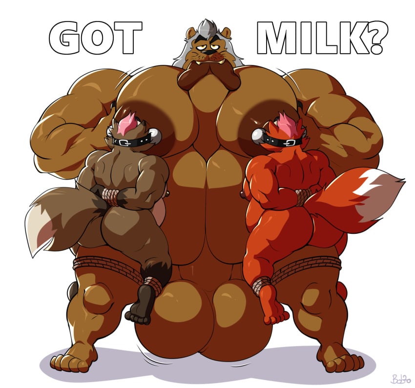 alternate_version_at_source anthro anthro_on_anthro ass autofellatio balls barazoku barefoot belly big_balls big_breasts big_dom_small_sub big_muscles big_penis bobthetanuki bodily_fluids bondage bound breast_squish breast_sucking breasts brown_body brown_fur canid canine digital_media_(artwork) domination english_text erection feet felid force_feeding forced fox fur gag gagged genitals got_milk grayson_(ggponk) group group_sex hair hi_res huge_balls huge_breasts huge_cock huge_muscles hyper hyper_balls hyper_breasts hyper_genitalia hyper_muscles hyper_pecs hyper_penis lactating lion looking_at_viewer male male/male male_domination male_only mammal masturbation meme muscular muscular_male nipple_fetish nipple_piercing nipple_play nipple_suck nipples nude open_mouth oral oral_masturbation oral_penetration overweight overweight_male pantherine penetration penile penile_masturbation penis piercing pink_hair procyonid raccoon red_fox rope rope_bondage sex simple_background size_difference squish stuffing submissive submissive_male sucking text weight_gain