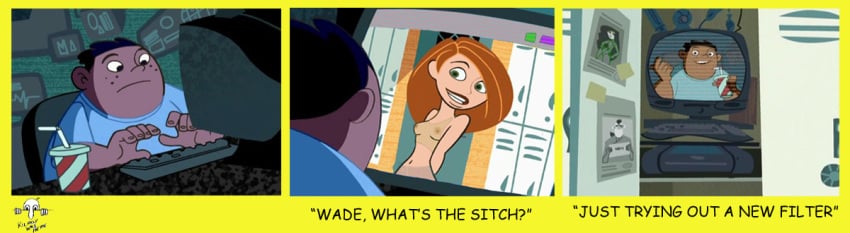 comic disney female funny human kim_possible kimberly_ann_possible male nipples straight_hair tagme wade_load