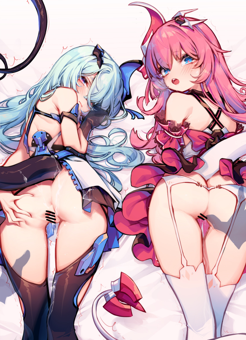 909089089 benghuai_xueyuan censored honkai_(series) honkai_impact honkai_impact_3rd liliya_olenyeva pussy pussy_juice rozaliya_olenyeva