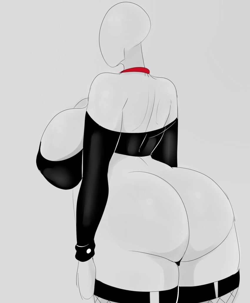 1girls ass back back_view bare_shoulders behind big_ass big_breasts big_butt breasts bubble_butt clothed clothes clothing creepypasta curvaceous curvy_female curvy_hips dat_ass detnox eyeless faceless faceless_female female female_only genderswap grey_background hips huge_ass huge_breasts huge_butt humanoid large_ass large_breasts large_butt long_arms mouthless naked no_eyes no_face no_mouth no_nose noseless nude nude_female nudity rule_63 simple_background slenderman slenderwoman solo solo_female standing thick thick_ass thick_thighs thighs voluptuous white_background white_body white_skin wide_hips