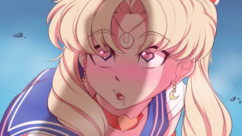 1boy 1girls ahe_gao bishoujo_senshi_sailor_moon blush clothing female heart-shaped_pupils male meme open_mouth penis_awe penis_shadow rainbowscreen sailor_moon sailor_moon_redraw_challenge tongue tongue_out usagi_tsukino