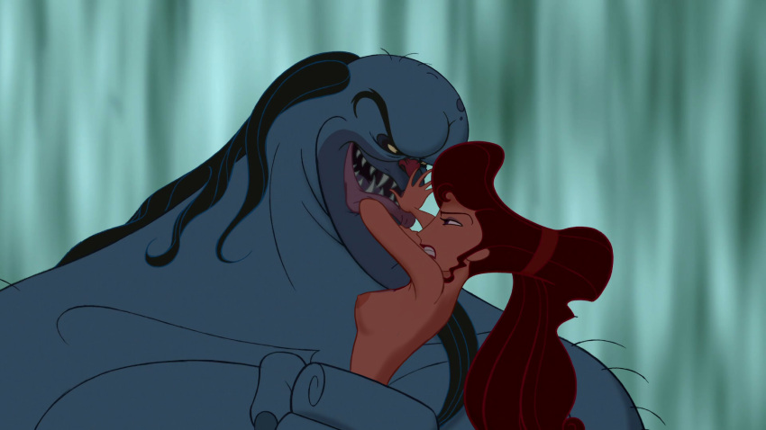 bare_breasts centaur disney edit equid_taur female hercules_(disney) imminent_rape male meg_(disney) megara naked_female nessus nipples non-human_rapist nonconsensual screenshot screenshot_edit taur