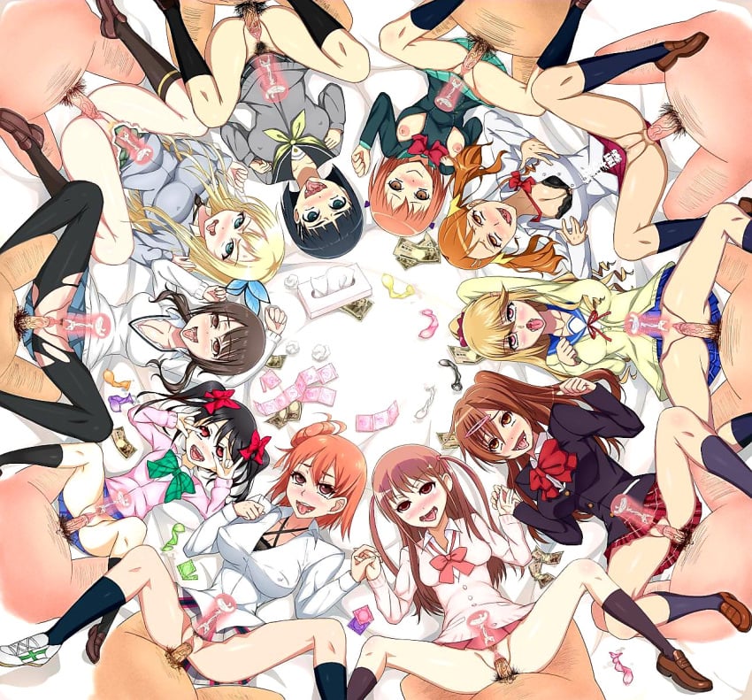 10boys 10girls 6+boys 6+girls ahe_gao anal anohana:_the_flower_we_saw_that_day big_breasts black_hair blonde_hair boku_wa_tomodachi_ga_sukunai brown_hair character_request chuunibyou_demo_koi_ga_shitai! circle clothed_female_nude_male clothed_sex clothing condom cum cum_in_pussy cum_in_uterus cum_inside eyes_rolling_back female female_orgasm female_pubic_hair hairy hand_holding happy happy_sex kirigaya_suguha laying_down love_live! love_live!_school_idol_project male medium_breasts money multiple_boys multiple_girls my_teen_romantic_comedy_snafu naruko_anjou nibutani_shinka open_mouth orgasm orgasm_face orgy pairs pleasure_face pointless_condom ponytails prostitution pubic_hair pussy red_fur saliva sena_kashiwazaki shoes shoujo_donburi small_breasts smaller_female smile smiling spread_legs sword_art_online tongue tongue_out twintails vaginal_insertion vaginal_penetration x-ray yazawa_nico yuigahama_yui