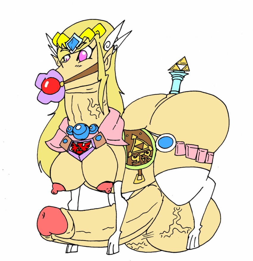 buttplug da-fuze dorse edit futanari hyper hyper_balls hyper_penis princess_zelda queen's_stallion the_legend_of_zelda toon_zelda