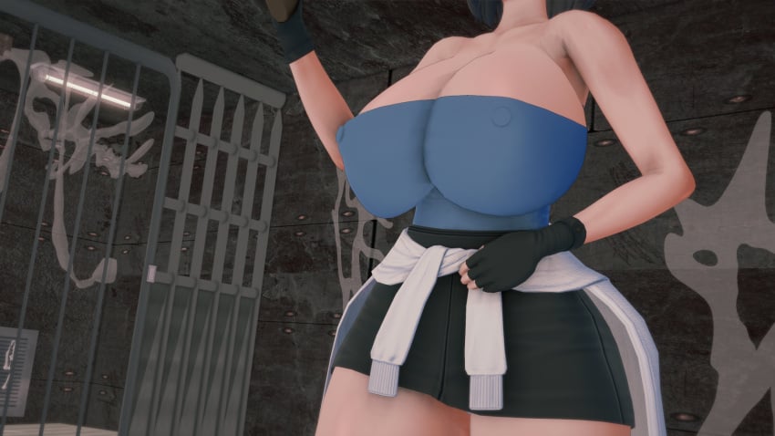 1girls 3d big_ass big_breasts curvy curvy_figure erect_nipples female_focus gigantic_breasts hourglass_figure huge_ass huge_breasts jill_valentine koikatsu large_ass large_breasts nipples_visible_through_clothing resident_evil resident_evil_3 slutty_clothing takeo92 thick_thighs tubetop voluptuous wide_hips