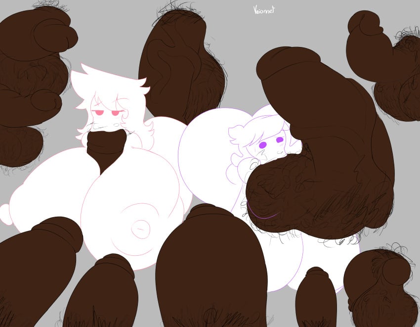 11boys 2024 2girls absurd_res absurd_resolution absurdres artist_signature big_areola big_ass big_balls big_breasts big_butt big_nipples big_penis blowjob blowjob_face blush blush_lines boobjob breasts color commission dark-skinned_male dark_penis dark_skin disembodied_penis flat_colors gray_background hair hairy hairy_balls hand_on_balls hand_on_breast huge_ass huge_balls huge_breasts huge_butt huge_cock huge_nipples huge_testicles hyper hyper_balls hyper_breasts hyper_penis jaiden jaiden_animations nervous nervous_expression nervous_face nervous_sweat nude_male orgy paizuri penis_between_breasts pubes pubes_on_face raised_eyebrows shgurr stick stick_arms stickman sucking sucking_balls sucking_penis sucking_testicles sucking_tip surrounded_by_penis surrounded_by_penises titjob vaionnet white_body white_hair white_skin youtube youtube_avatar youtuber youtuber_girl youtuber_sona