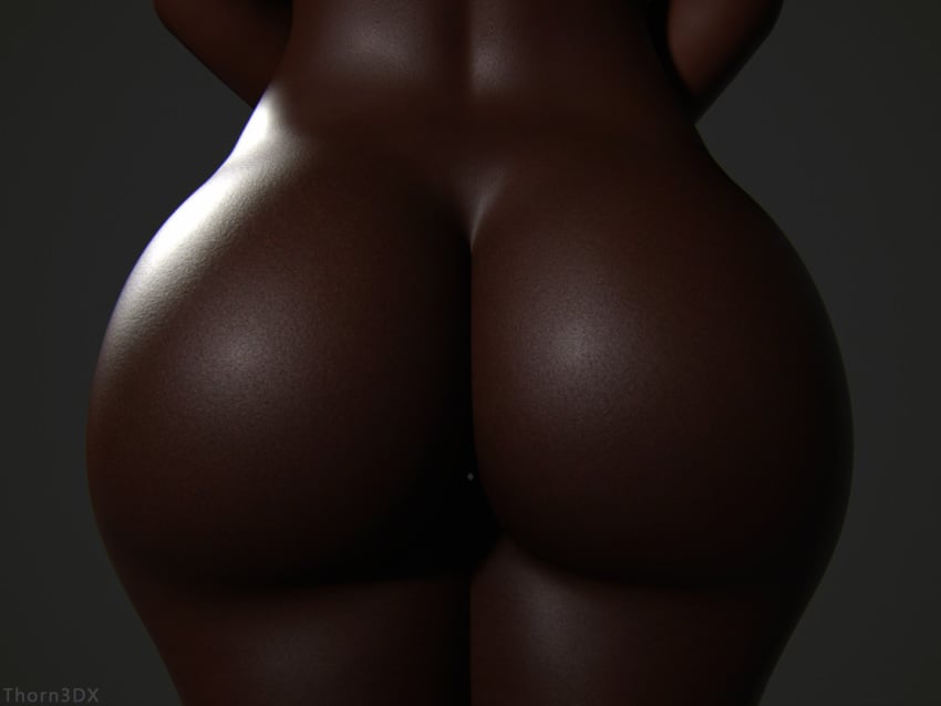 3d 3d_(artwork) ass big_ass bioshock bioshock_infinite black_skin dark-skinned_female dark_skin elizabeth_comstock female thick_thighs thorn3dx