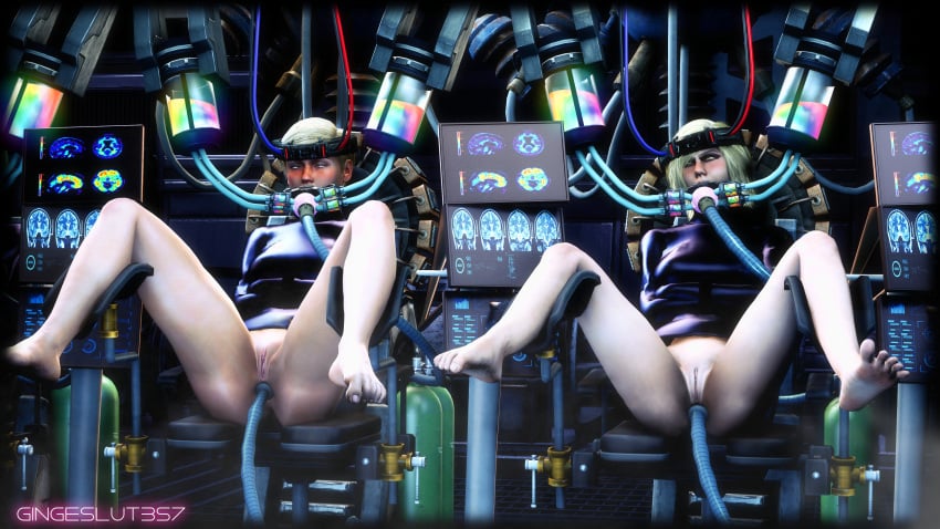 2females 2girls 3d absurdres anal anal_insertion anal_penetration asylum barefoot bimbo bimbofication blonde_hair bondage bottomless brain brain_drain brainwashing breasts buttplug cassie_cage crossover electroshock_helmet enema enema_device female female_only femsub gag gagged gas gas_mask gingeslut357 headgear helmet hypno_eyes hypnotic_enema hypnotic_gas january_van_sant latex latex_straitjacket medical mind_control mortal_kombat mortal_kombat_11 multiple_girls multiple_subs naked nude party_wipe pubic_hair pussy pussy_exposed rainbow rainbow_glow rainbow_gradient render resident_evil resident_evil_resistance restrained rubber sex_machine sex_toy short_hair source_filmmaker straitjacket tagme tech_control text watermark xxxgingeslut357xxx