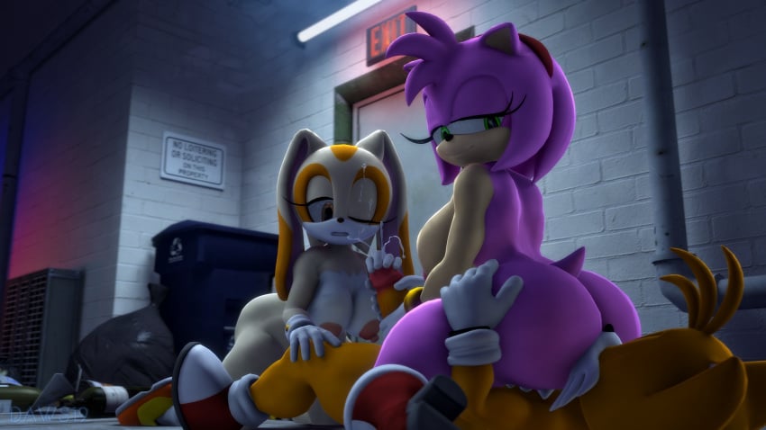 16:9 3d 4k absurd_res alley amy_rose anthro bedroom_eyes bodily_fluids breasts canid canine clothing cream_the_rabbit cum cum_on_face daws19 dipstick_ears eulipotyphlan exit_sign female footwear fox genital_fluids genitals group group_sex handjob hedgehog hi_res lagomorph larger_female leporid lying male mammal mostly_nude multicolored_ears narrowed_eyes nipples older_female one_eye_closed open_mouth oral penile penis rabbit seductive sex shoes smile sonic_(series) straight tails threesome widescreen younger_female younger_male