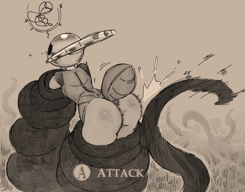 anthro big_ass breasts female godseeker hollow_knight napalm_express restrained restrained_arms shade_lord spanked spanked_butt spanking tendrils tentacle thick_thighs