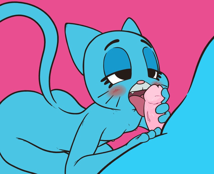 anthro blowjob edit faceless_male fellatio female four-pundo gumball_watterson incest male mature_female mother mother_and_son nicole_watterson older_female parent_and_child son straight tagme text the_amazing_world_of_gumball third-party_edit younger_male