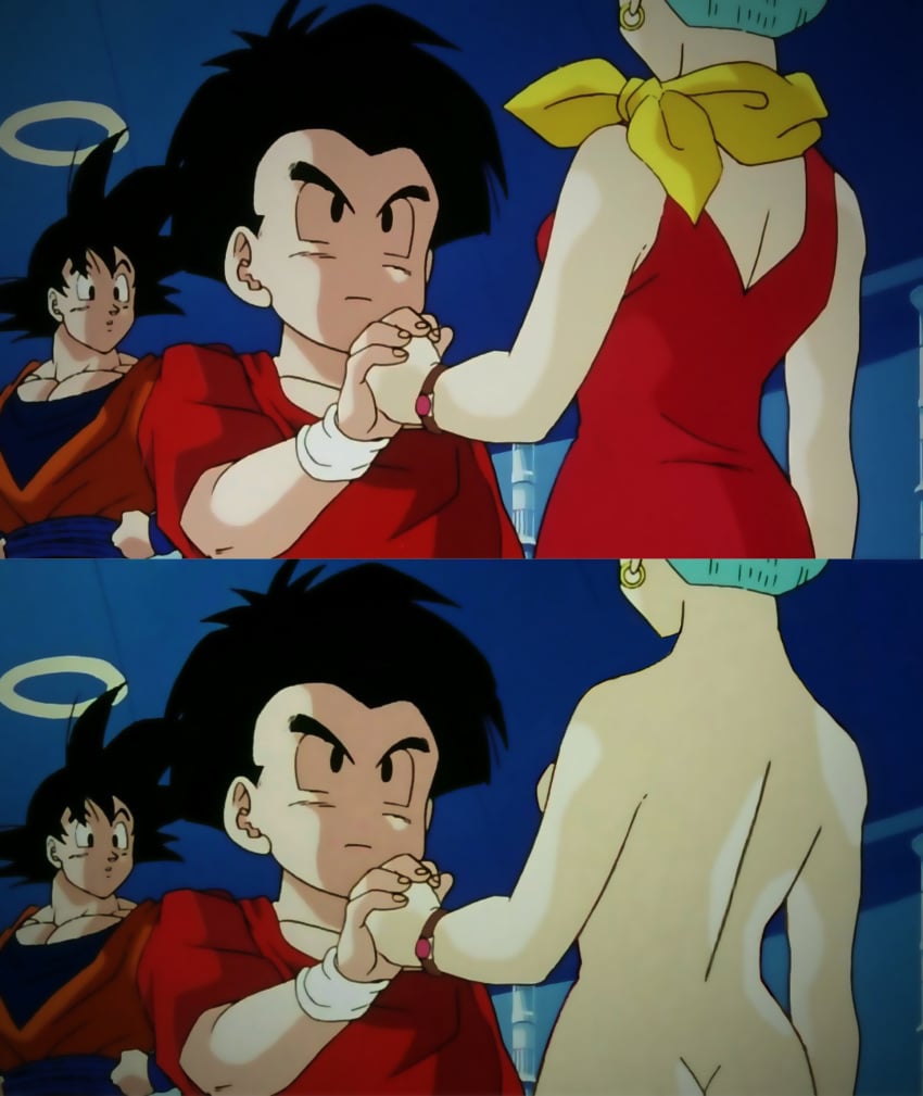 bulma_briefs bulma_briefs_(majin_buu_saga) dragon_ball dragon_ball_super dragon_ball_z krillin kuririn son_goku