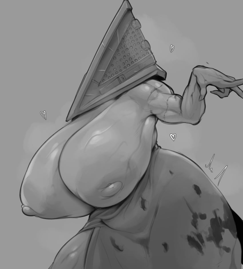 1girls big_breasts female_only genderswap_(mtf) huge_breasts monster monster_girl muscular_arms pyramid_head rule_63 silent_hill silent_hill_2 sirevisconde visconde voluptuous voluptuous_female