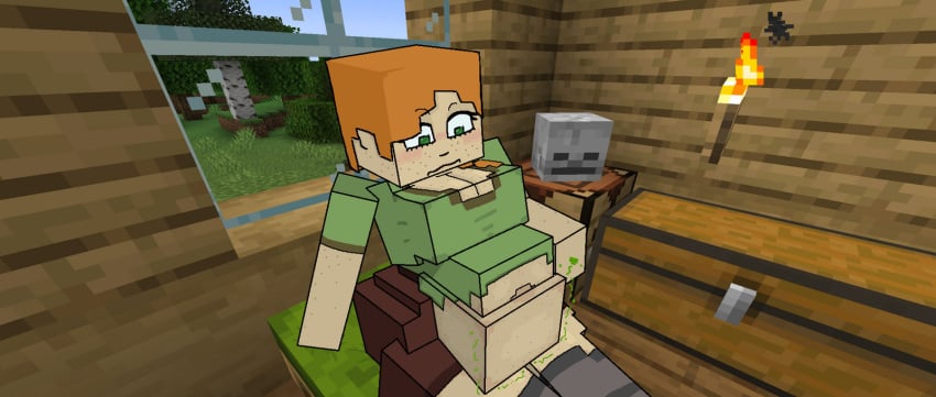 Alex (Minecraft) Rule 34 Image