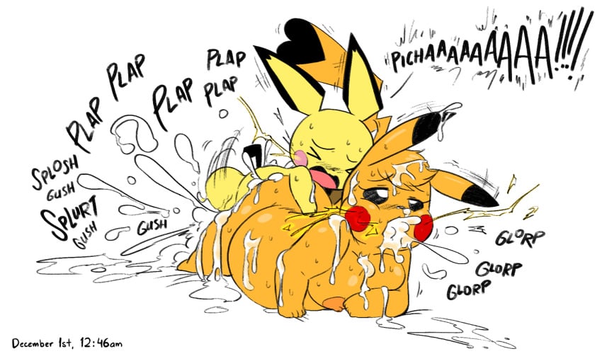 5:3 age_difference anal anal_sex balls belly big_balls bodily_fluids breasts cleft_tail closed_eyes cosplay_pikachu cum cum_belly cum_inflation cum_inside cum_on_breasts cum_on_face cum_through cumflation destroy_dick_december dipstick_ears dipstick_tail duo electricity excessive_cum fan_character female female_penetrated from_behind furry genital_fluids genitals hi_res huge_balls inflation joaoppereiraus kanna_(joaoppereiraus) larger_female leroy_(joaoppereiraus) male male_penetrating male_penetrating_female multicolored_ears multicolored_tail nintendo nipples no_nut_november older_female penetration pichu pikachu pokémon_(species) pokemon semi-anthro sex simple_background size_difference smaller_male sound_effects straight text video_games white_background