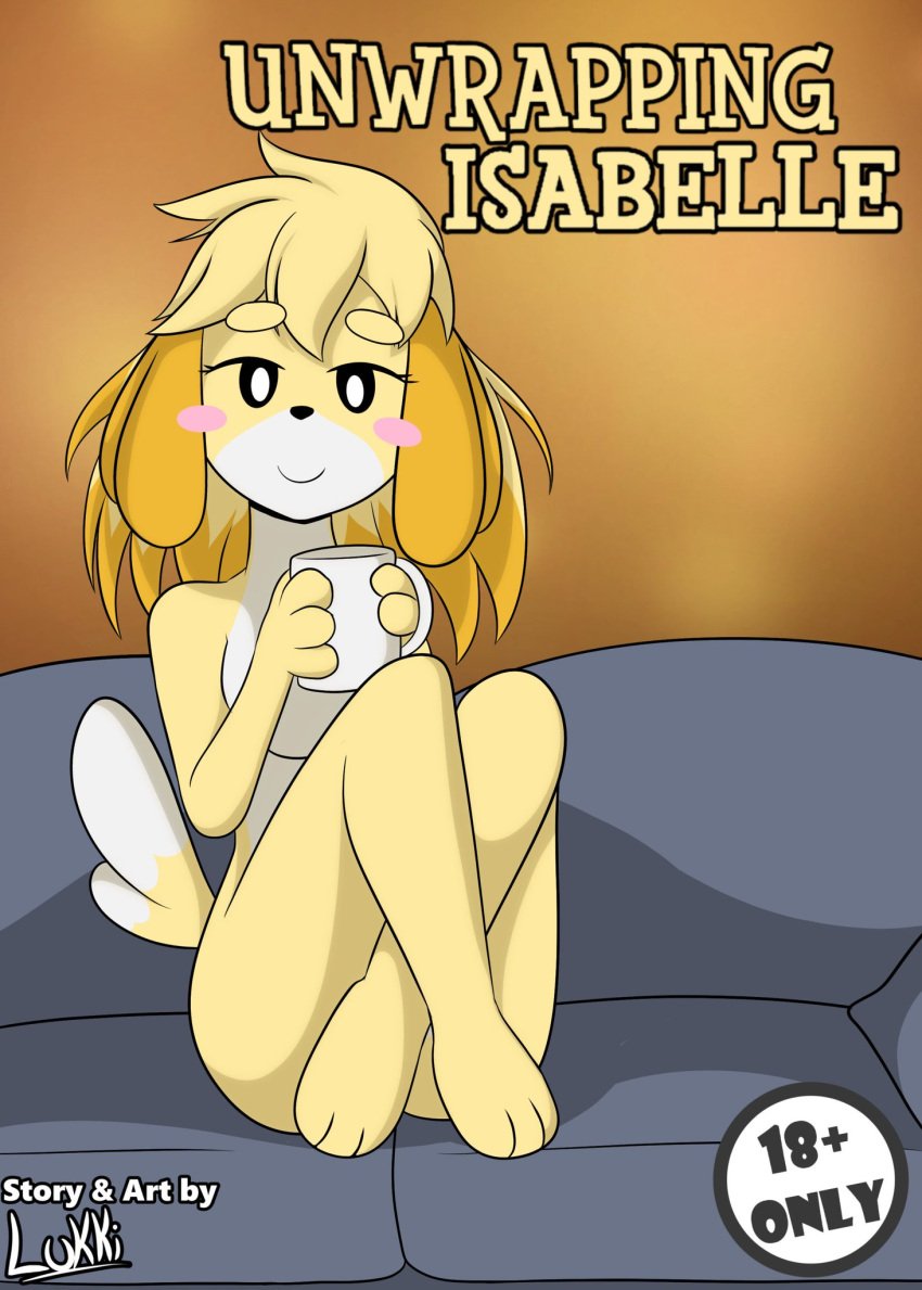 animal_crossing breasts doujinshi isabelle_(animal_crossing) luxxxi nintendo