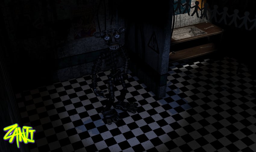 2024 3d 3d_(artwork) 3d_background 3d_model 3d_render 4k 4k_resolution accurate_art_style animatronic animatronic_male artist_logo artist_name balls blinglasses blue_eyes blueprints camera camera_view checkered checkered_floor detailed detailed_background endo-02_(five_nights_at_freddy&#039;s) endo-02_(fnaf) endo_(fnaf) endoskeleton exoskeleton five_nights_at_freddy&#039;s five_nights_at_freddy&#039;s_2 fnaf fnaf2 fnaf_2 fredbear fredbear_(fnaf) genitalia genitals high-angle_view high_resolution highres holding_penis image jerking jerking_off jerkingoff lighting looking_at_viewer looking_up looking_up_at_viewer male male_only masturbating masturbation metallic_body model non-human official_style penis poster prisma3d prisma3d robot robot_joints robot_male robot_penis robotic_genitalia scottgames seductive seductive_eyes seductive_look shaded solo solo_male spring_bonnie spring_bonnie_(fnaf) steel_wool_studios testicles wires zanii