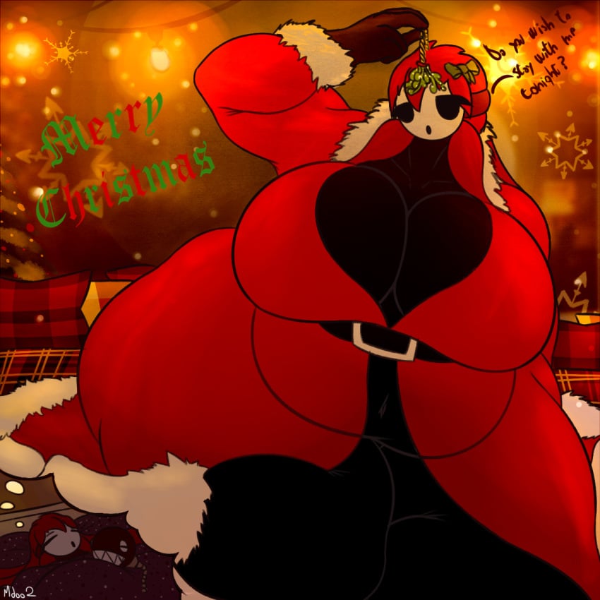 1girls belly big_belly big_breasts breasts breasts_bigger_than_head christmas christmas_2023 christmas_clothing christmas_outfit clothed clothed_female dreaming female female_focus female_only flirting flirting_with_viewer huge_breasts larger_female looking_at_viewer mario_(series) mature_female mature_woman md002 milf muscular muscular_female nintendo offering_to_viewer santa_costume shy_gal solo solo_female solo_focus strong strong_female strong_woman talking_to_viewer