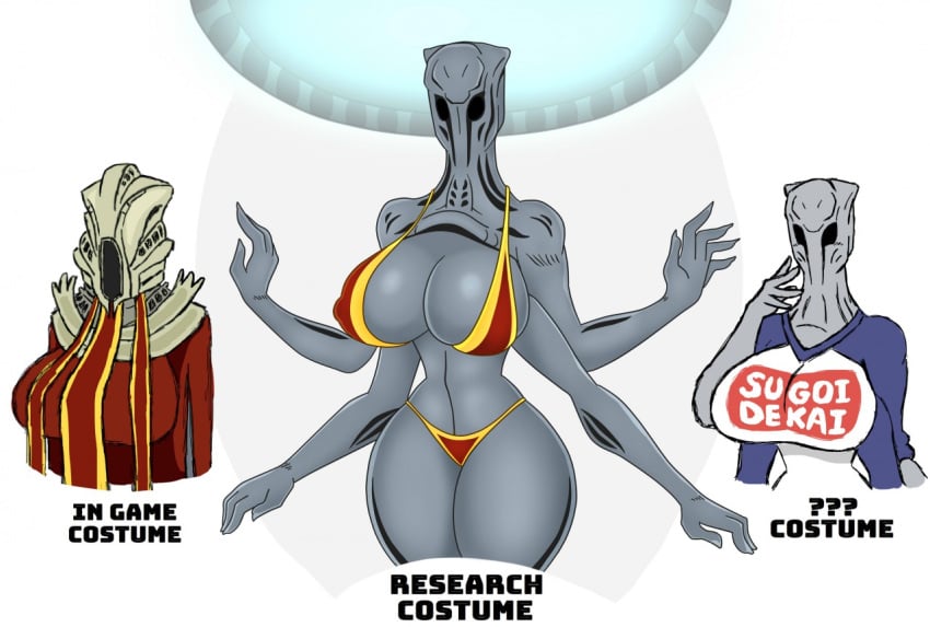 1girls 4_arms alien alien_girl alien_humanoid armor big_breasts bikini black_eyes blue_clothing blue_topwear breasts clothed clothing dress ethereal ethereal_(x-com) female grey_body headgear helmet huge_breasts humanoid multi_arm multi_limb nipple_outline red_bikini red_clothing red_dress red_swimwear simple_background solo sugoi_dekai swimwear thick_thighs topwear urusee584 white_background white_clothing white_topwear wide_hips x-com