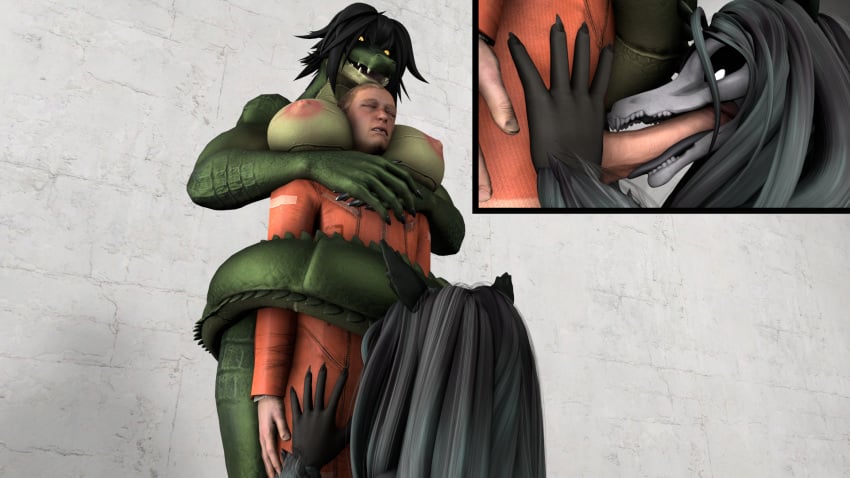 3d big_ass big_breast big_penis blowjob canine femdom furry grabbing_from_behind height_difference holding_head jackal larger_female onebubblyboi rape reptile reptile_humanoid reverse_rape scp-1471 scp-682 scp_foundation sfm shorter_male size_difference smaller_male source_filmmaker tail taller_girl