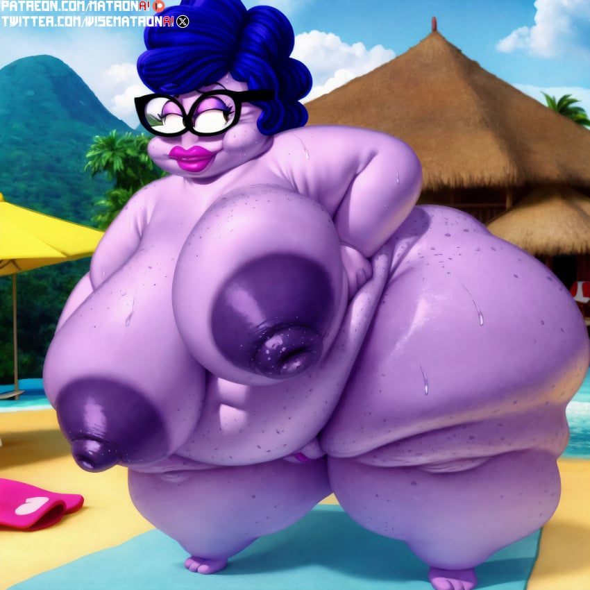 1girls 4k ai_generated anthro areola areolae ass ass bbw belly big_ass big_belly big_breasts big_butt breasts breasts bunny_star cellulite chubby chubby_female fat female female female_only gigantic_ass gigantic_breasts gigantic_thighs glasses heavy_bottom highres huge_belly huge_breasts huge_nipples large_areolae large_ass large_breasts large_nipples lipstick massive_ass massive_belly massive_thighs matronai_(artist) mature mature_female mature_woman milf morbidly_obese naked naked_female navel nickelodeon nipple_bulge nipples nude nude_female nudity obese obese_anthro obese_female overweight overweight_female patreon patreon_username pinup pussy solo solo_female solo_focus spongebob_squarepants ssbbw stable_diffusion starfish stomach sweat sweating the_patrick_star_show thick thick_ass thick_legs thick_thighs twitter_username