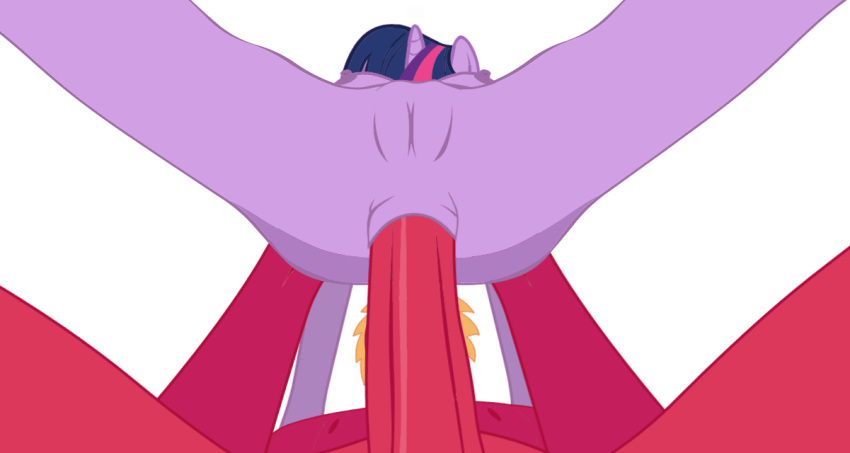 1boy anal animated anthro big_macintosh_(mlp) friendship_is_magic furry horn male my_little_pony schwoo twilight_sparkle_(mlp) unicorn