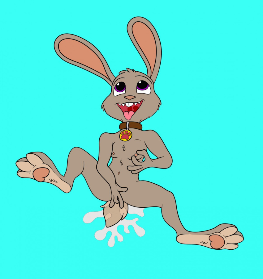 anthro bodily_fluids breasts collar cum disney female finger_fuck fingering flat_chest foot_focus foxyhunter genital_fluids hi_res judy_hopps lagomorph leporid mammal masturbation nipple_fetish nipple_pinch nipple_play nipples orgasm paws penetration pinch pussy_juice rabbit solo tongue tongue_out vaginal_masturbation vaginal_penetration zootopia