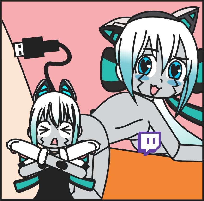 asria latam_virtual_youtuber neko robot tagme virtual_youtuber vrchat vtuber vtuberfanart