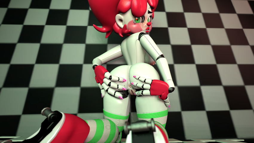 3d 3d_model animatronic artist_request ass asshole baby_(fnafsl) breasts circus_baby circus_baby_(fnaf) five_nights_at_freddy's five_nights_at_freddy's:_sister_location fnaf freckles green_eyes gynoid hair_over_one_eye hands_on_ass love_heart_eyes naked open_mouth pussy red_hair robot_girl scottgames showing_off shy sister_location so87baby summer_of_87_baby white_skin