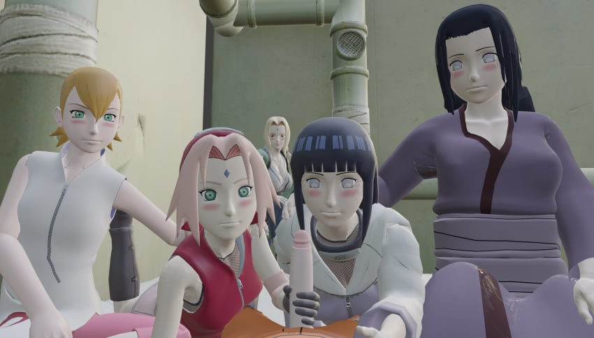 1boy 2milfs 3d 5girls age_difference clothing female goodhozeman handjob harem haruno_mebuki hinata's_mother holding_penis hyuuga_hinata male mature_woman milf milfs mother_and_daughter multiple_girls naruto naruto_(series) naruto_shippuden pov pov_eye_contact princess royalty sakura_haruno teacher_and_student tsunade uzumaki_naruto young_man_and_milf young_woman