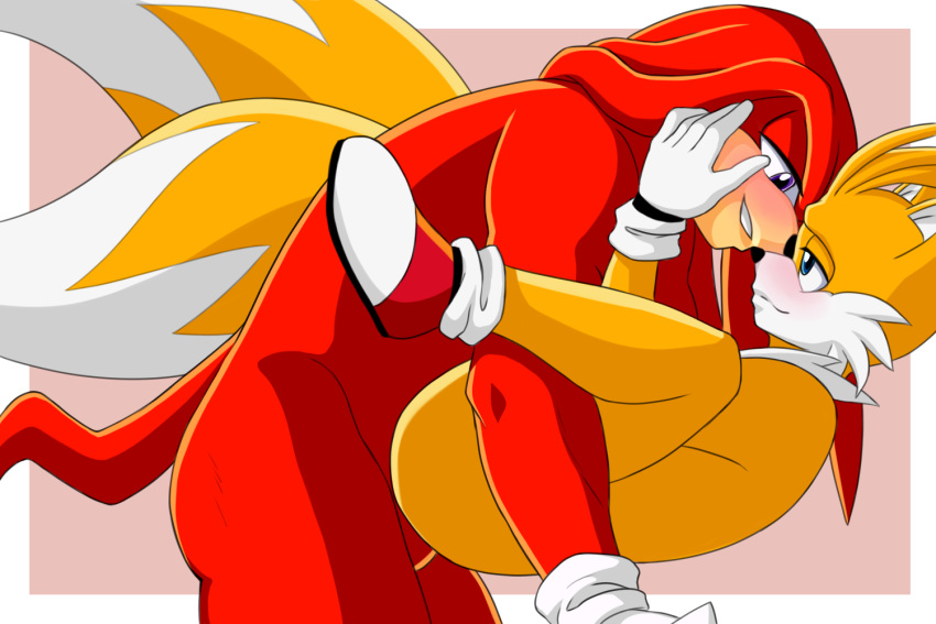 3:2 alpha_channel anthro balls blush canid canine duo echidna fox fur gay genitals knuckles_the_echidna male male/male male_only male_penetrated male_penetrating male_penetrating_male mammal monotreme muscular muscular_male penetration red_body red_fur sex sonic_(series) sonic_the_hedgehog_(series) sonic_x tails tailverknk tailverpop yaoi yellow_body yellow_fur