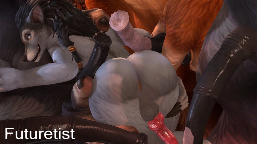 1dickgirl 1futa 3d 4boys animal_genitalia anthro anus ass big_ass canine_penis dickgirl erection furry futa_sans_pussy futanari futuretist huge_cock knot male nude penis source_filmmaker tauren wolf_futa worgen world_of_warcraft