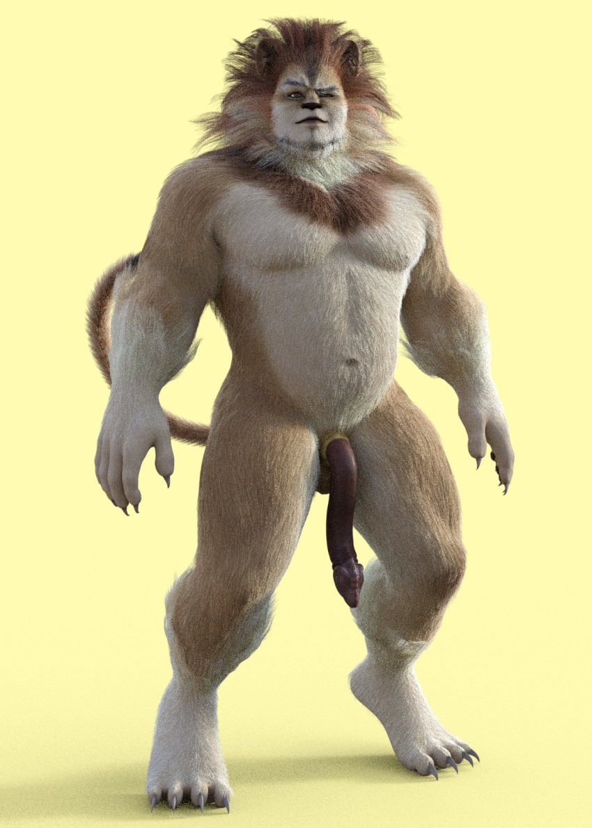 anthro concept_art felid hi_res humanoid kiliminstra lion male male_only mammal pantherine solo solo_focus unknown_artist