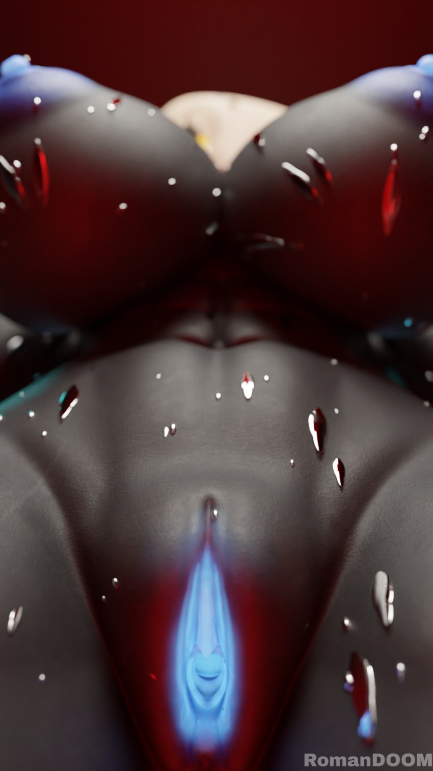 3d 9:16 abs anthro arthropod blender_(artwork) blender_cycles bodily_fluids breasts digital_media_(artwork) exoskeleton female genitals hi_res hollow_knight hornet_(hollow_knight) insects muscular nude pussy romandoom solo sweat sweatdrop team_cherry