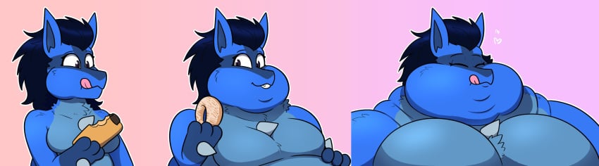 bbw big_breasts breasts chocend female furry huge_breasts lucario overweight pok&eacute;mon_(species) pokemon pokemon_(species) weight_gain