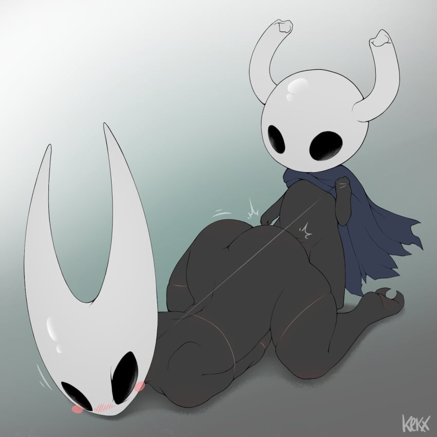 1:1 age_difference arthropod ass ass_up brother_and_sister cape clothing duo from_behind_position half_brother half_siblings half_sister hi_res hollow_knight hornet_(hollow_knight) incest insects kektails male male_penetrating penetration protagonist_(hollow_knight) sex siblings size_difference smaller_male team_cherry vessel_(species) video_games young